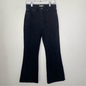 Madewell The Perfect Vintage Flare Jean Sz  26 Black